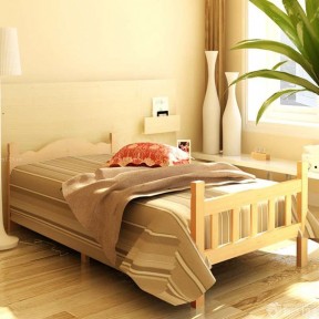 女生卧室单人折叠床设计图片 