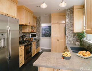 厨房铝合金组合柜颜色搭配装饰效果图大全赏析