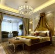 欧式风格小户型客厅卧室一体效果图
