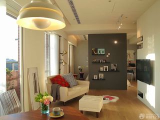 最新60平房子家庭客厅装修设计效果图欣赏