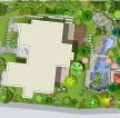 150平米别墅绿化设计图片 