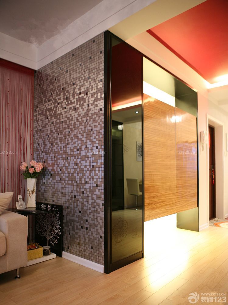 玻璃马赛克背景墙效果图大全