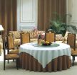 中式风格酒店餐桌装修图片