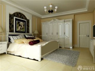 三室两厅卧室索菲亚衣柜设计效果图