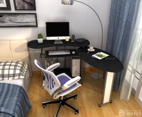 家装卧室折叠电脑桌设计效果图