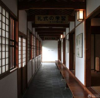 日式走廊装修效果图