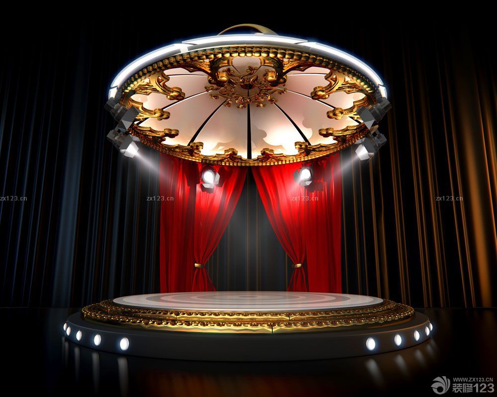 舞台地灯设计图片