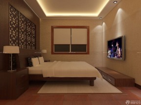 小户型中式古典装修 床头背景墙
