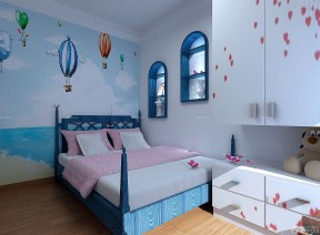 小空间儿童房设计 简欧风格