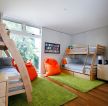 最新可爱儿童房间原木地板装修图片