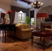 家装客厅花纹瓷砖设计案例图