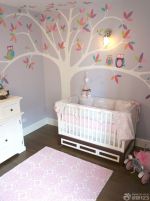 可爱儿童房间墙面装饰案例