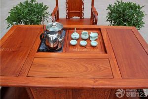 红木茶台茶桌