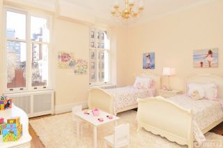 二室二厅欧式可爱儿童房间装修案例欣赏  