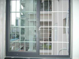 85平房子不锈钢防盗门窗设计效果图