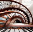 中式风格螺旋楼梯设计图片