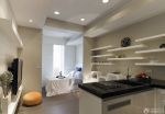 36平方单身公寓厨房展示架装修效果图