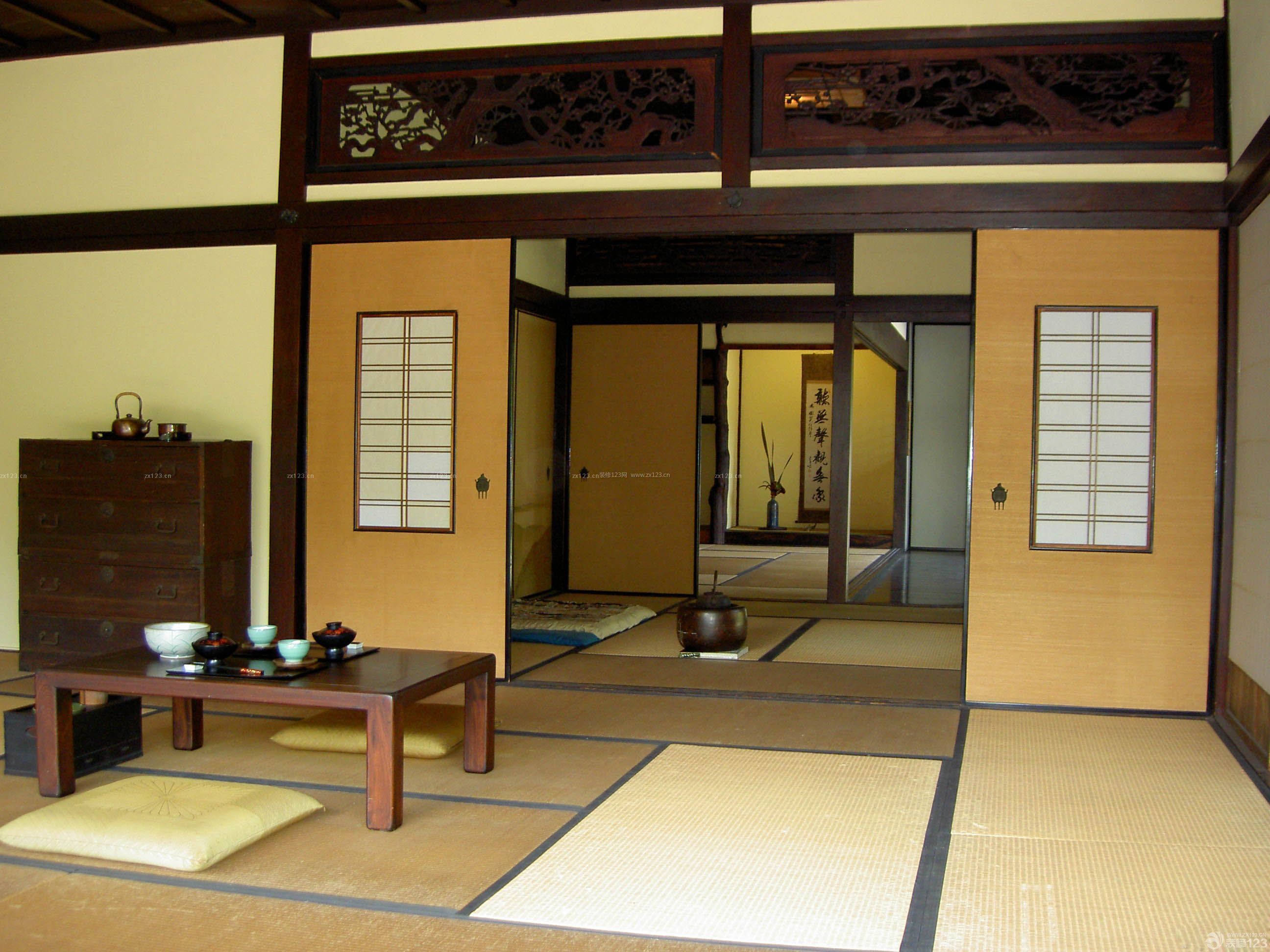 别墅内部日式家居装修效果图