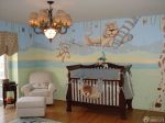 婴儿房手绘墙画欣赏
