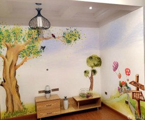 手绘墙画 儿童房设计