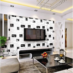 液晶电视墙  黑白风格