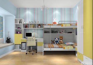 可爱儿童房公寓床设计图片