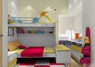 儿童房公寓床设计效果图