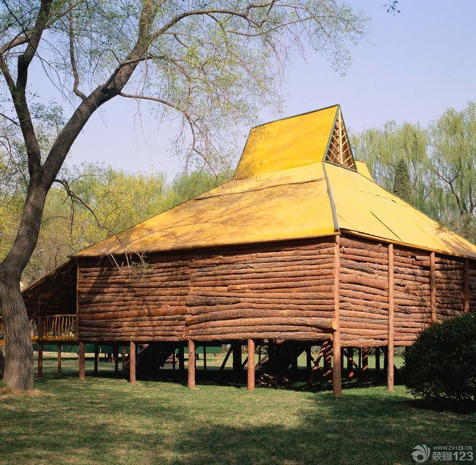 吊脚楼小木屋图片大全