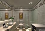 卫生间浴室英式家具设计效果图