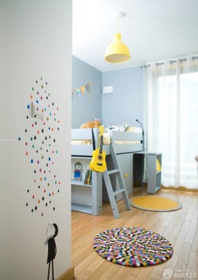 创意儿童房间墙贴效果图