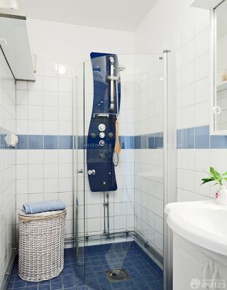 35平小户型单身公寓小浴室装修效果图