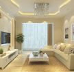 简约中式客厅异型沙发效果图欣赏