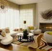 美式现代客厅异型沙发装修效果图欣赏