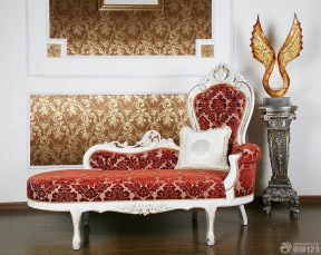 美式风格双人沙发床设计效果图