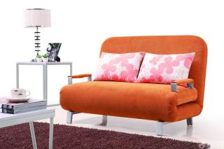极简风格双人沙发床设计效果图