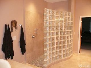 浴室玻璃幕墙隔断设计图片