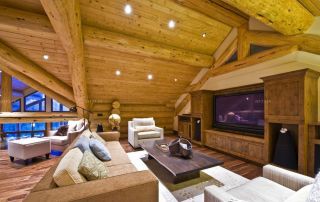 木结构别墅家装客厅设计图片