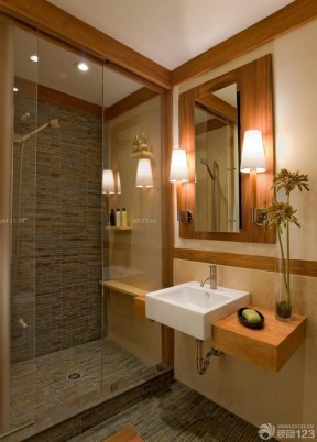 浴室玻璃门 现代家装