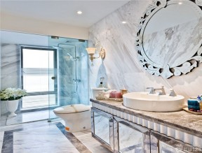 浴室玻璃门 现代风格