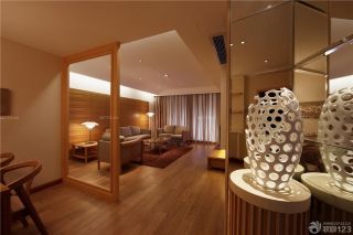 日式风格日本超小户型客厅玻璃茶几装修效果图