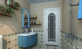 家庭浴室室内套装门设计图片