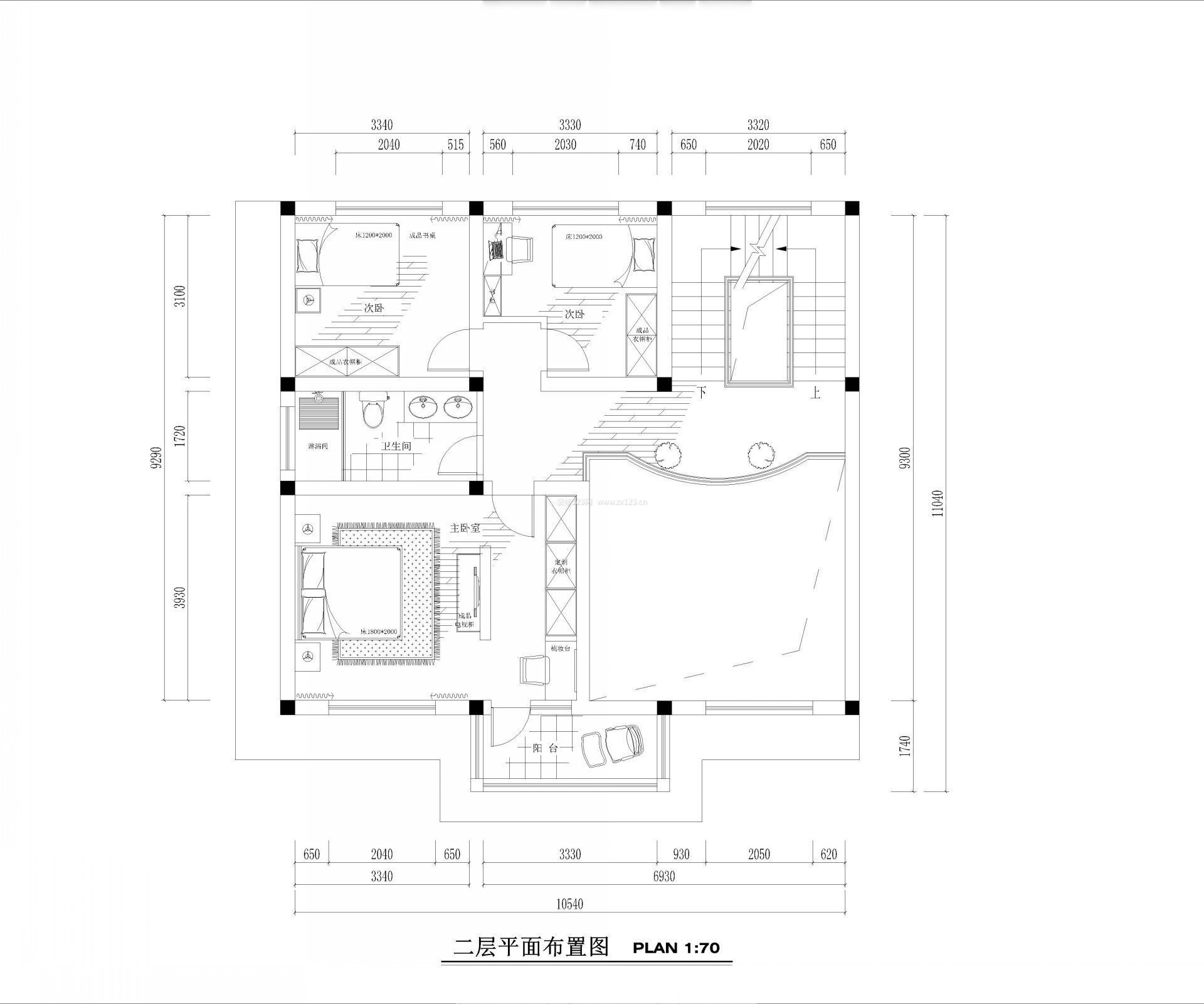 流水山庄别墅平面图图片