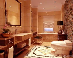大型酒店 卫生间浴室