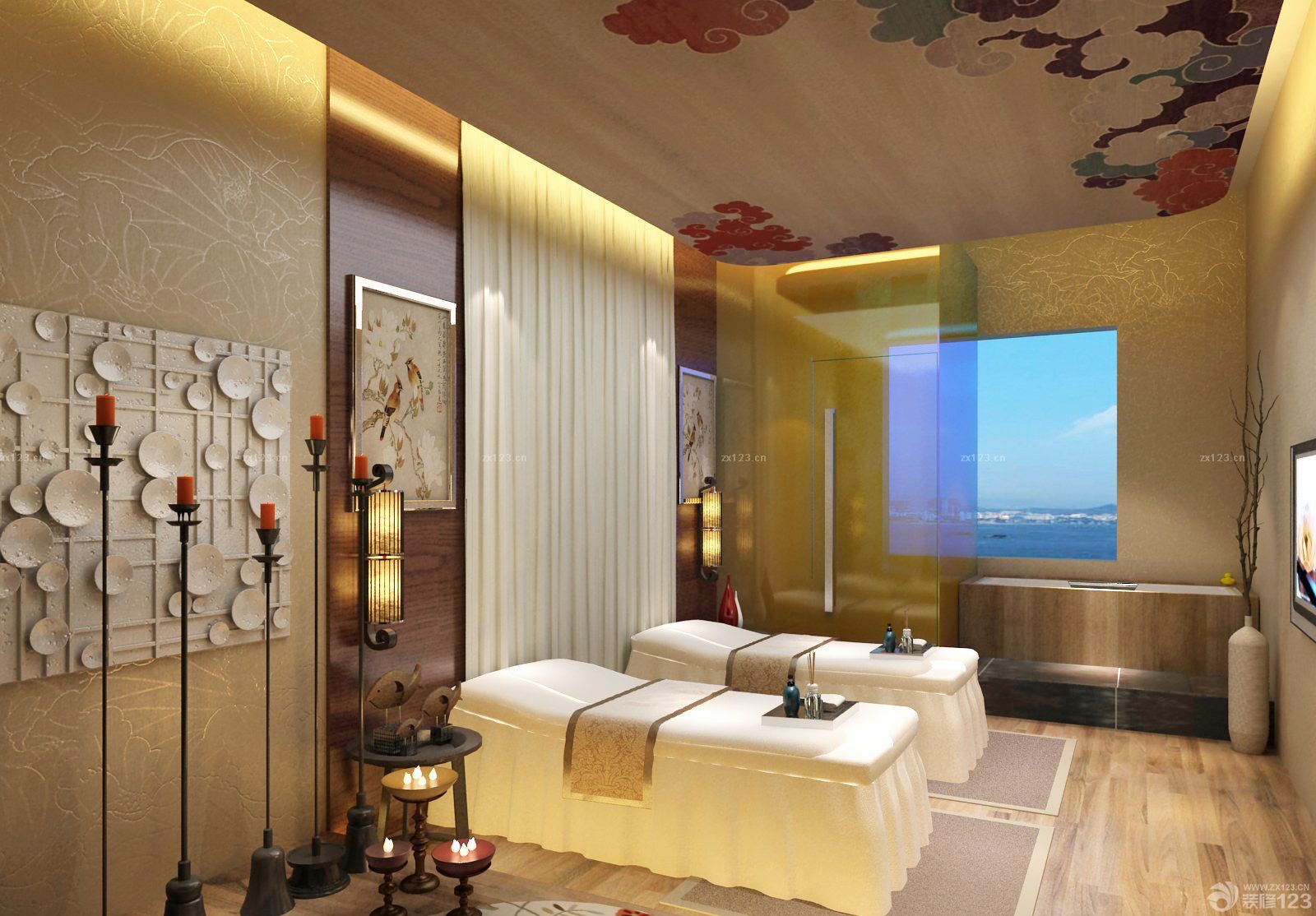 欧式风格美容院装饰设计图片