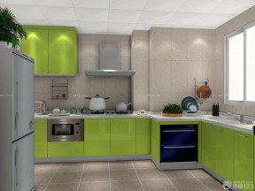 绿色橱柜 厨房设计