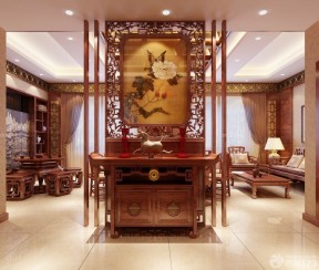 最新中国古典家具隔断设计图片
