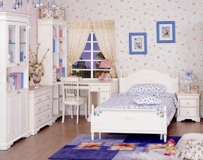 小户型儿童房间布置 美式简约风格