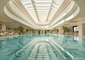 五星级酒店室内游泳池设计效果图欣赏