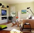 最新现代家庭室内小客厅置物凳效果图片