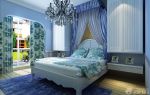 地中海风格小户型卧室床缦装饰图